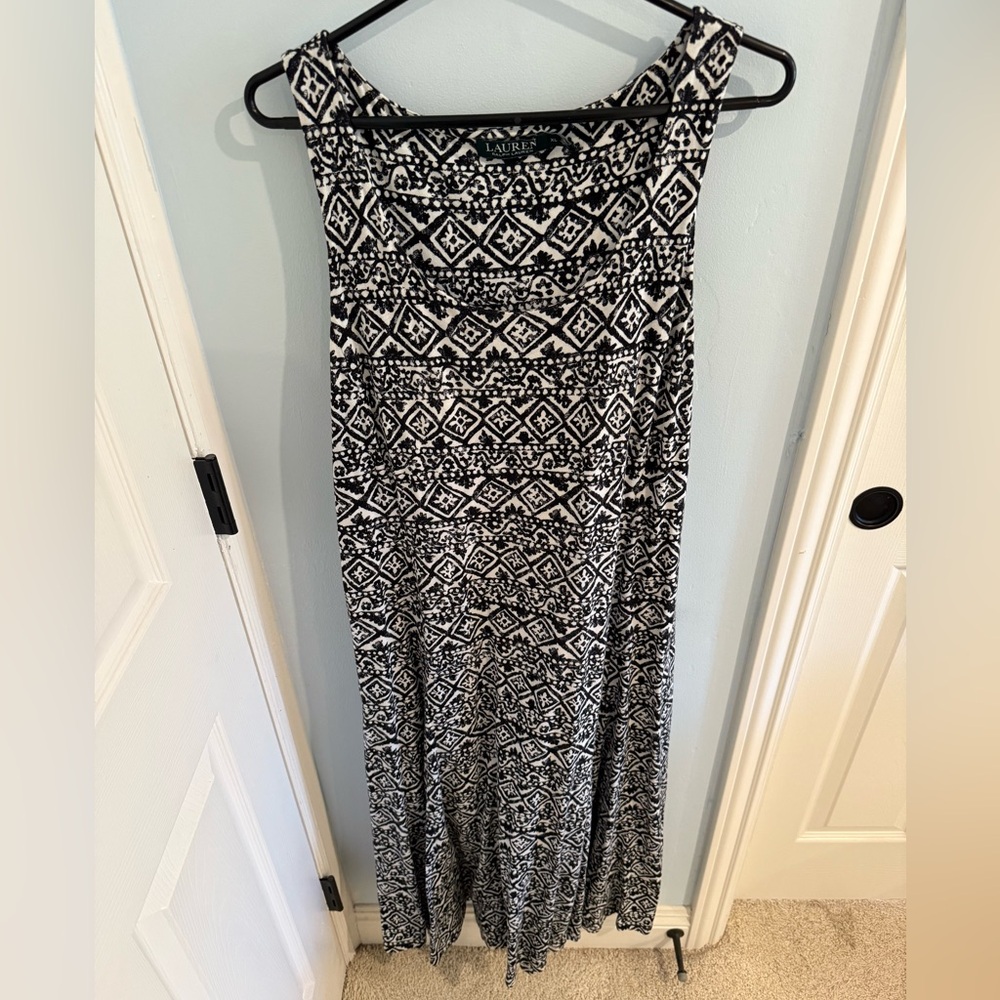 Ralph Lauren Black and White Dress